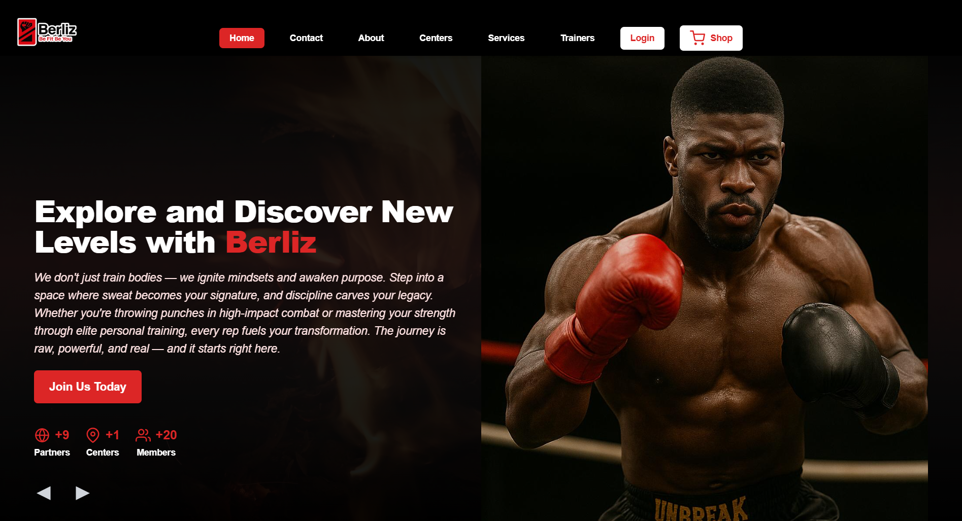 Berliz Landing Page